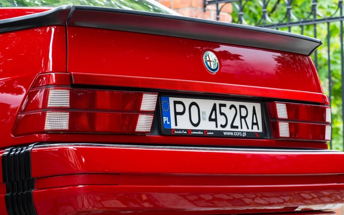 Alfa Romeo 75 cena 89000 przebieg: 155000, rok produkcji 1989 z Poznań małe 667